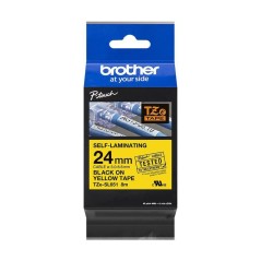 Buy Brother TZe SL651 Laminated Tape 24mm x 8m - Durable, High-Quality, Perfect for Labeling!